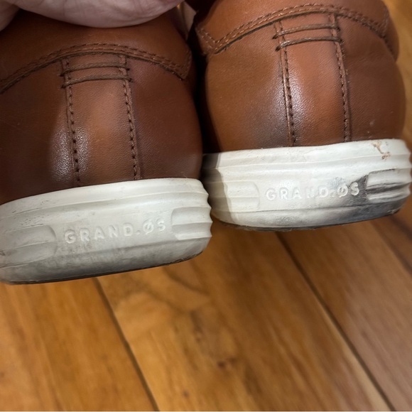 Cole Haan GRAND.OS British tan leather casual sneakers (size 10M) - Picture 10 of 11
